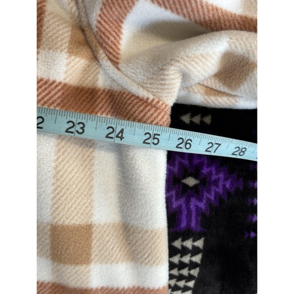 Sage Flannel Sherpa Plaid Lined Long Sleeve Button Up Jacket Size XXL Warm - Picture 5 of 7